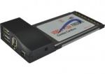 PCMCIA 2 USB & 1 Firewire Port Controller Card