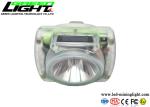 15000lux 232lum Portable Mining Headlight With OLED Time Display