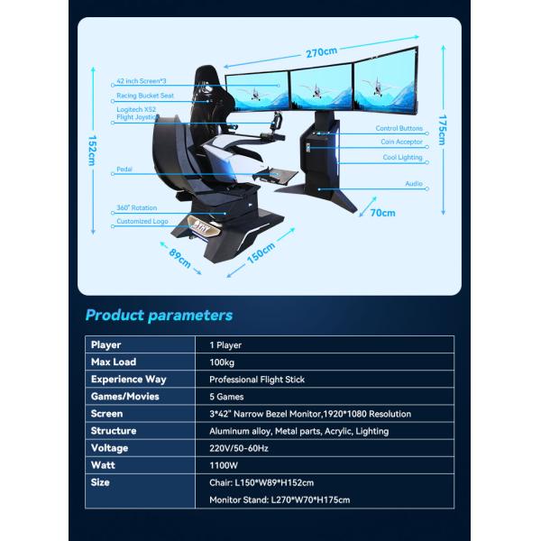 Airplane Simulator Vr Rc Plane Simulator 9D Virtual Reality Cinema Game Equipment