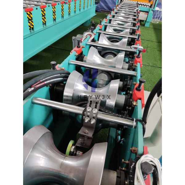 High Output 310mm Width 14 Row Molding PLC Control Ridge Tile Machine for Roof Ridge Roll Forming
