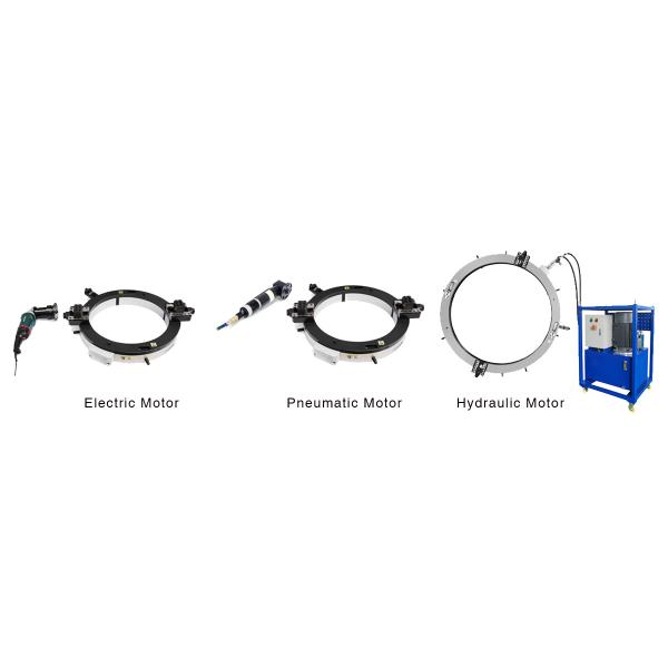 26" Split Frame Pipe Cutting Machine with High Accuracy, Adjustable Tooling Slides, and Cold Cutting Technology