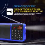 Bluetooth Hifi portable mp3 music player speaker with FM radio