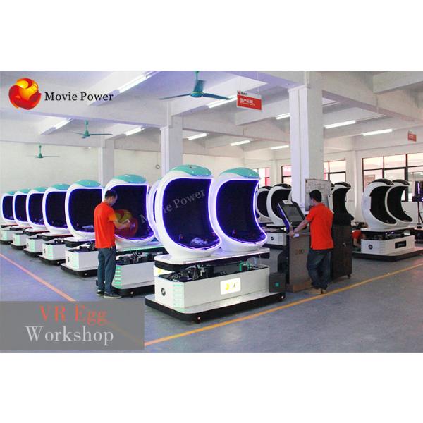 Egg Shape Virtual Reality Motion Simulator For Shopping Mall / Business Street