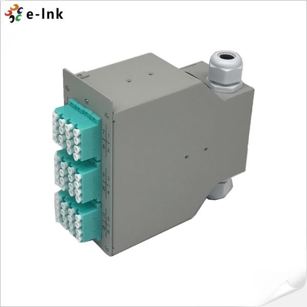 12LC Quad Din-rail Mount Fiber Patch Panel