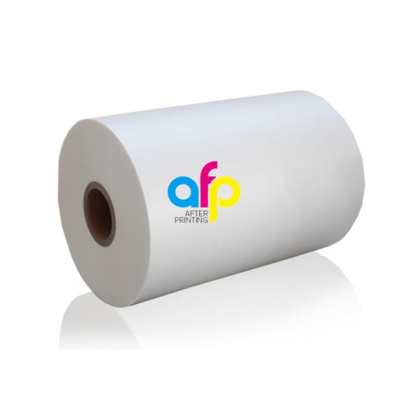 BOPP Matte Lamination Film Roll Customized Thickness / Sizes Semi Transparent