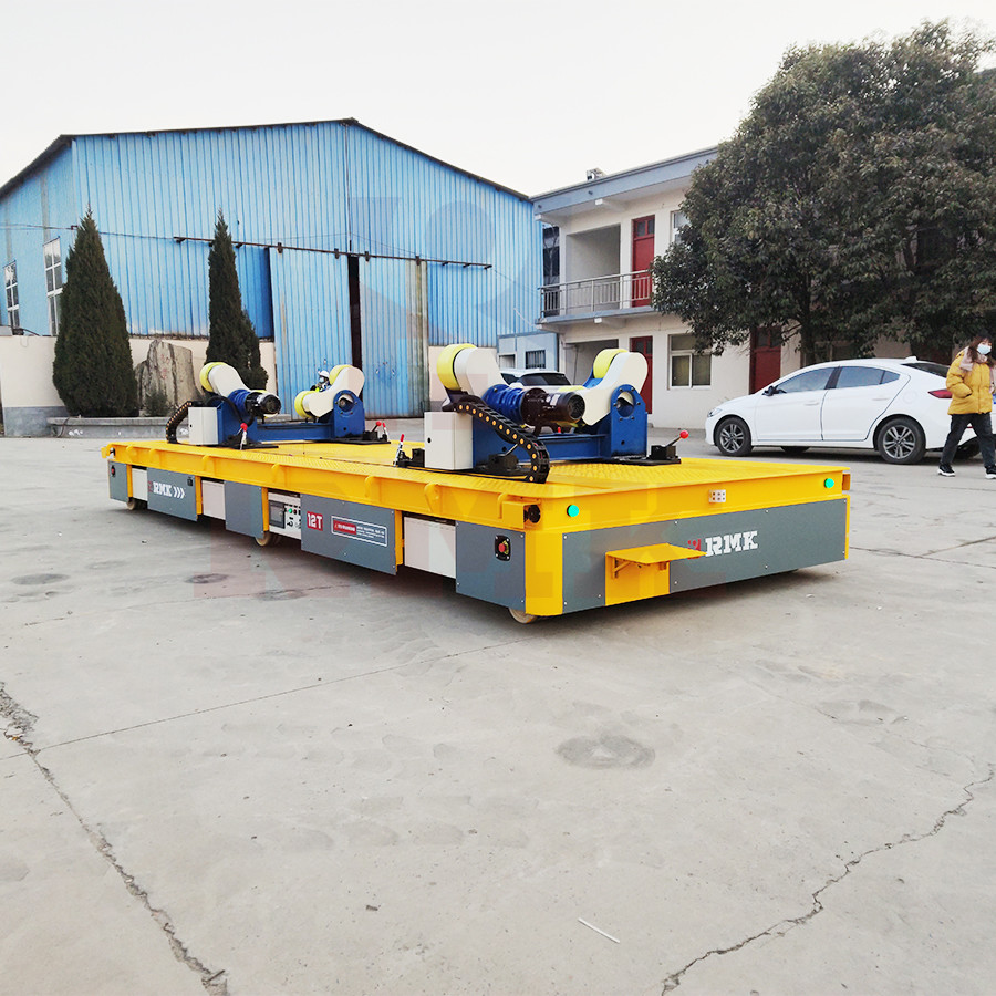 Buy cheap 12 Tons Warehouse Material Self Moved Roller Bracket Transfer Carts product