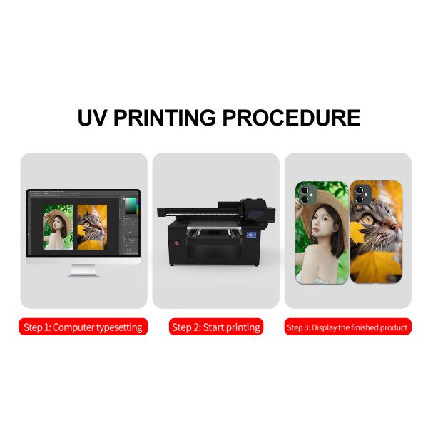 KECAI Inkjet Printers A2 5060 Model Uv Flatbed Printer for Printing Industrial Multifunction Printing Machine