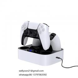 China New Product Dual Port PS5 Pad Controller Charger PS5 Charging Station For for sale
