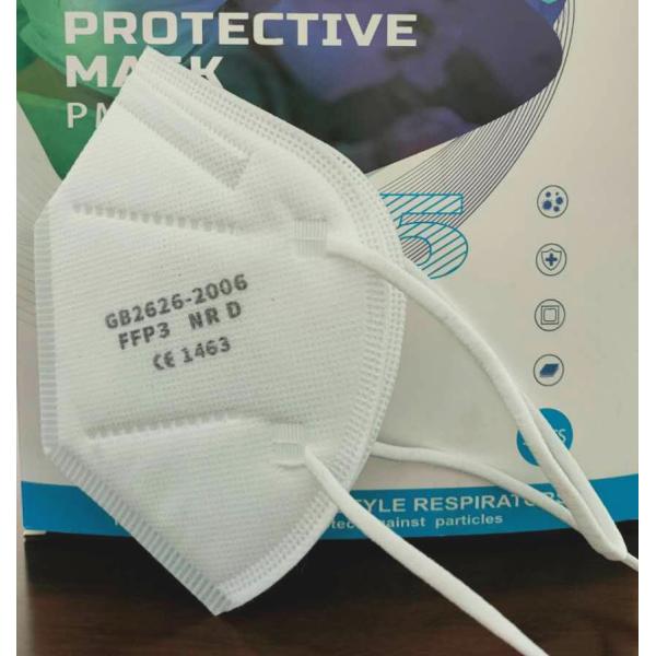 Floding Non Woven Fabric Headloop Type FFP3 Disposable Mask