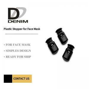 Buy cheap Plastic Stopper for Face Mask Black Elastic Cord Stopper/ Adjustable Toggle product