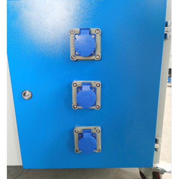 Dust Collect Down Draft Bench PLC Control Dual Sanding Station Downdraft Table 8000M3/H