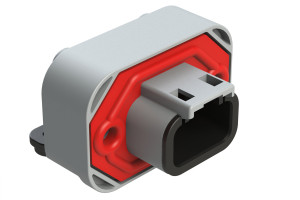 Genuine ATM13-3P-BM01 Rectangular Socket with Male Pins, Original Qualified Electronic Connector for PCB and automotive circuit wiring