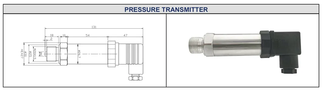 BP93420-IB Two Wire 4-20mA Output Diesel Oil Pressure Sensor Transmitter