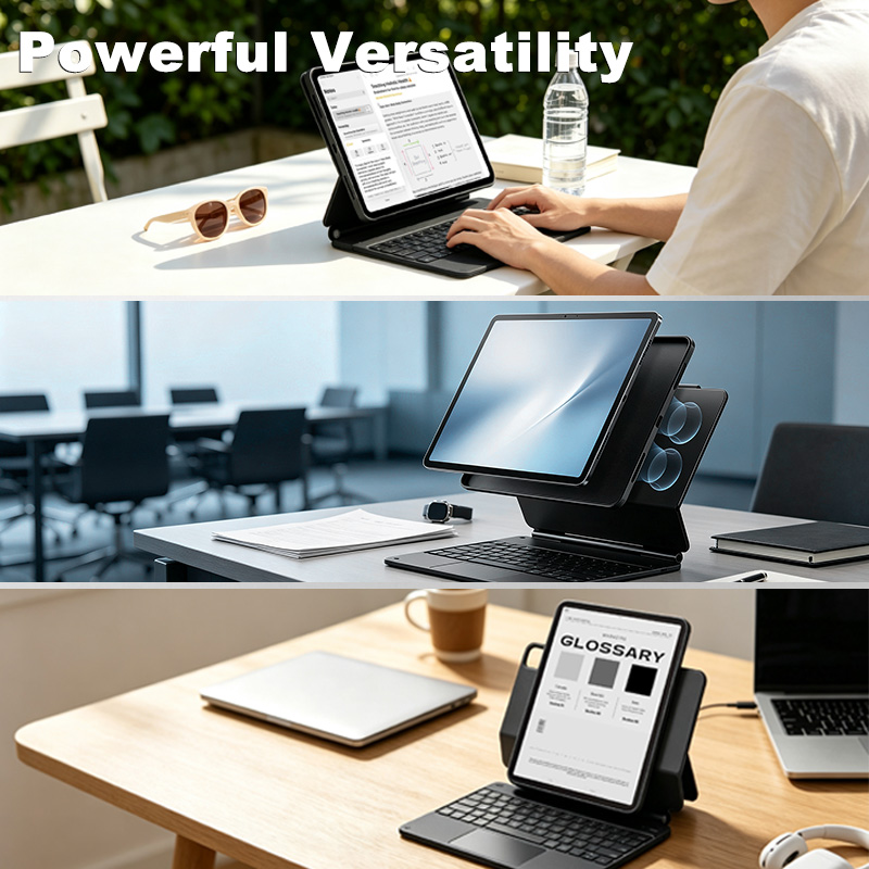 2026 Newest Magnetic Touchpad Wireless BT Backlit Magic Keyboard Case for iPad Pro 11 & Air 11 Inch 1st/2nd/3rd/4th Generation
