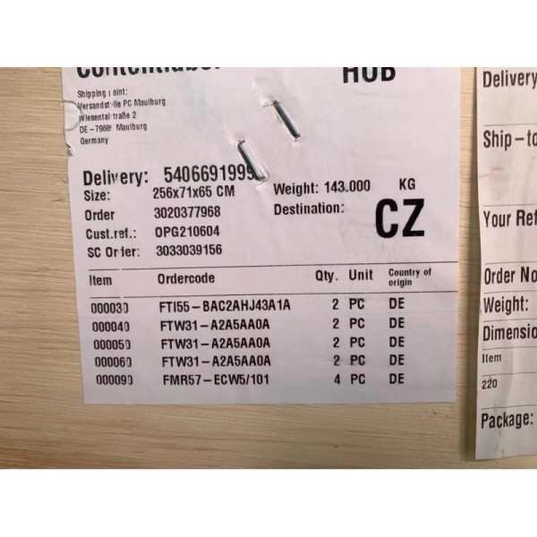 E+H FTI55-BAC2AHJ43A1A Solicap M Capacitive Point Level Switch