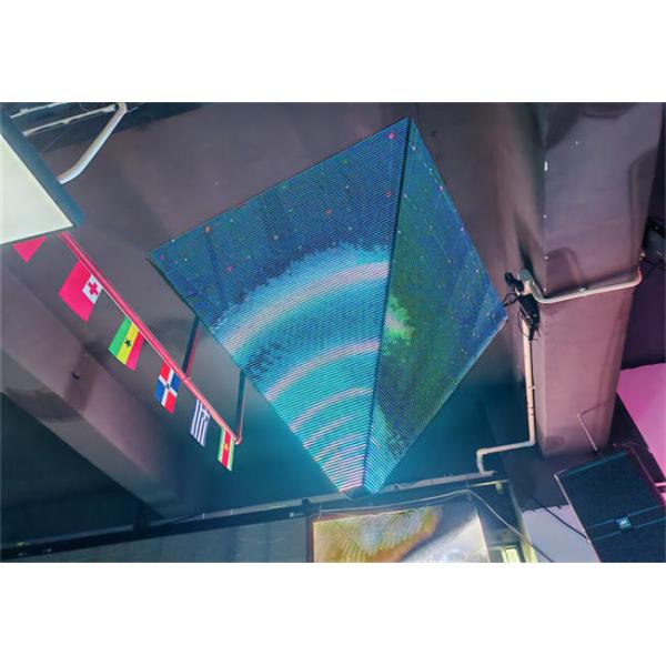 IP67 5000cd Brightness High Transparency LED Grille Panel for Outdoor Advertising Screen