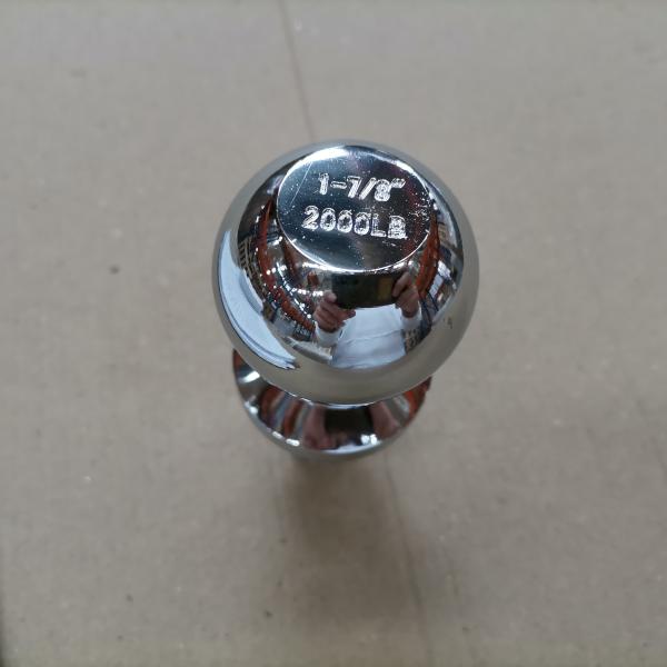 Chrome Plating Trailer Hitch Ball Mount 1-7/8'' 2000lbs GVW