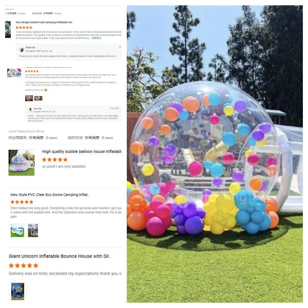 Popular Dome Tent Transparent Inflatable Balloon Bubble House For Rent