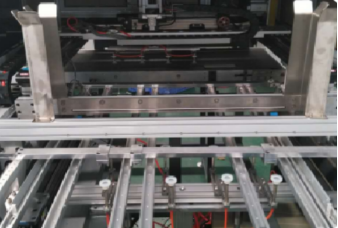 LY 850DN Automatic Double Box Positioning Machine Paper Feeding Machine rigid box sleeve Jewelry shoe luxury Cosmetic Gift Shoe Box Machine