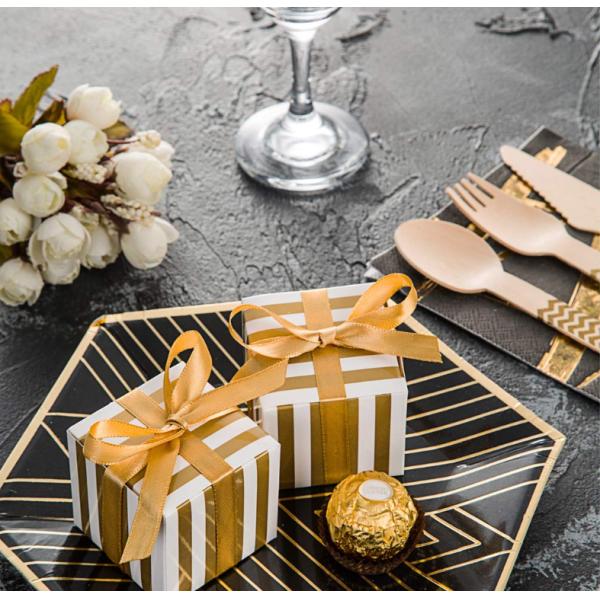 Luxury Ribbon Paper Boxes For Chocolates Packaging Customized Logo
