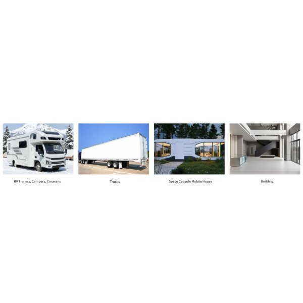 Fiberglass Structural Insulated Panels Lightweight High Strength for Refrigerated Trucks