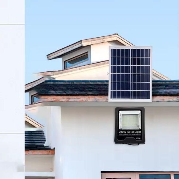 solar flood light application