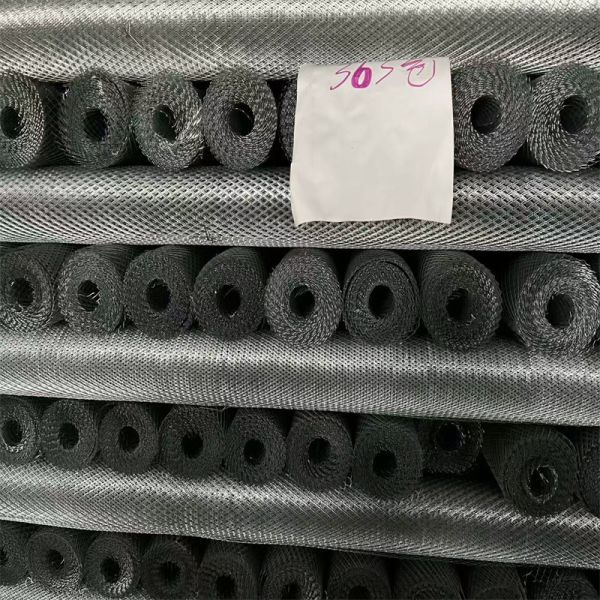 PVC Expanded Metal Mesh Titanium Expanded Metal Mesh Sheet with Customized Hole Size
