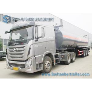 Buy cheap SUNY Plastic / Aluminum Horizontal Chemical Tank Trailer For Sodium Hydrate product