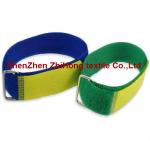 Nylon Adjustable Hook And Loop Cable Ties With Buckle Customized Color