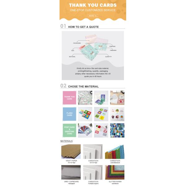 Custom Design Logo Thank You Card for Supporting My Small Business Printing Service