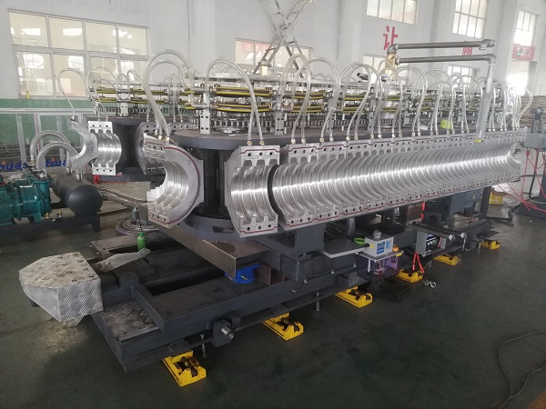 HDPE Large Diameter Plastic Pipe Extrusion Machine For Gas & Water Supply Pipe