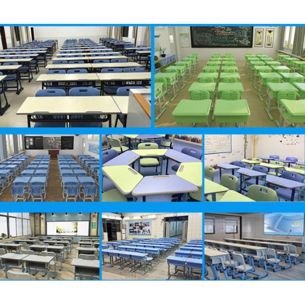 Children/Kids Plastic Desk and Chair Set for School Study ISO9001 ISO14001 Certified