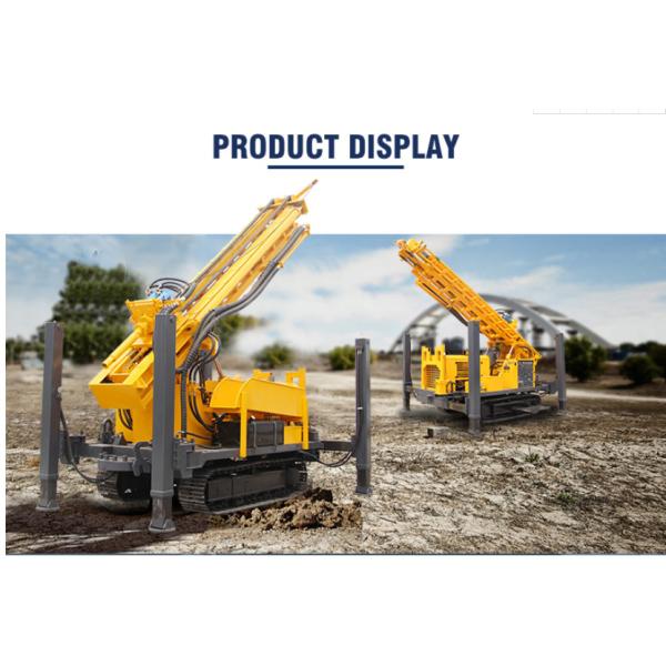 Large Diameter Crawler Type 400m Water Borewell Machine