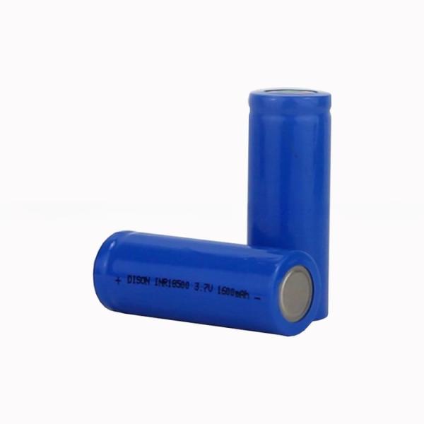 INR18500 3.7V 1.6Ah NMC Lithium Ion Li NiCoMh Battery Cells with self-protection PTC,CID
