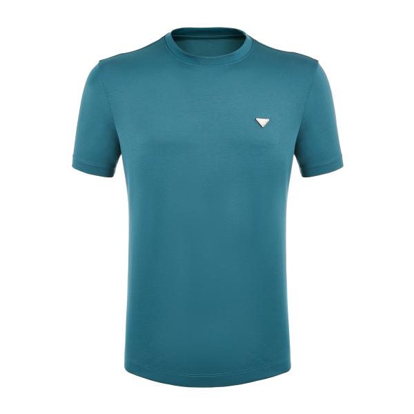 170-210grams High Elasticity Personalized Normal Oversized Plain T Shirt With Logo Custom Pattern T Shirt for Men
