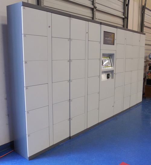 Smart Intelligent Package Lockers Electronic Logistic Touch Screen Winnsen