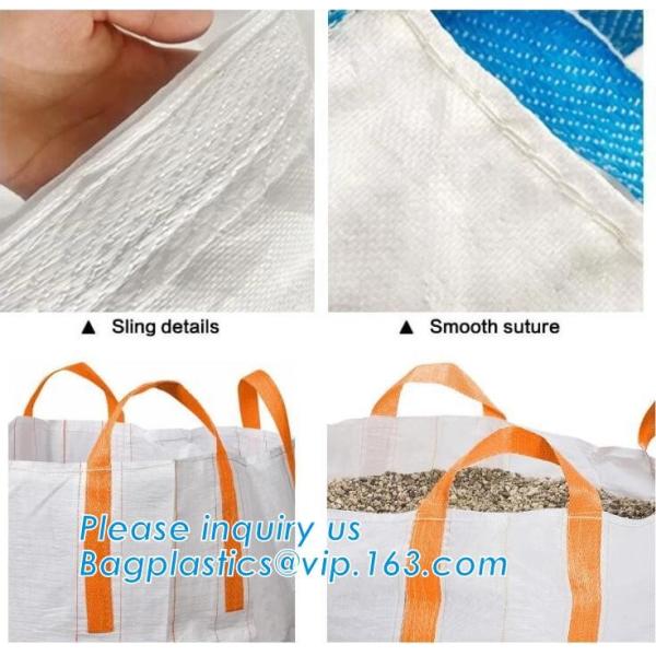 Manufacture 1 Ton PP Woven big bean bag,bulk bags firewood jumbo bags pp woven jumbo bags big sack,Breathable PP Woven J