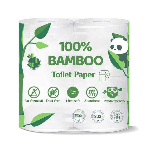 OEM dissolved bamboo pulp cheap papel higienico
