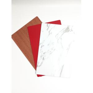 Buy cheap Brushed Polyethylene Sandwich Panels , Aluminum Composite Sheet 6mm Thickness product