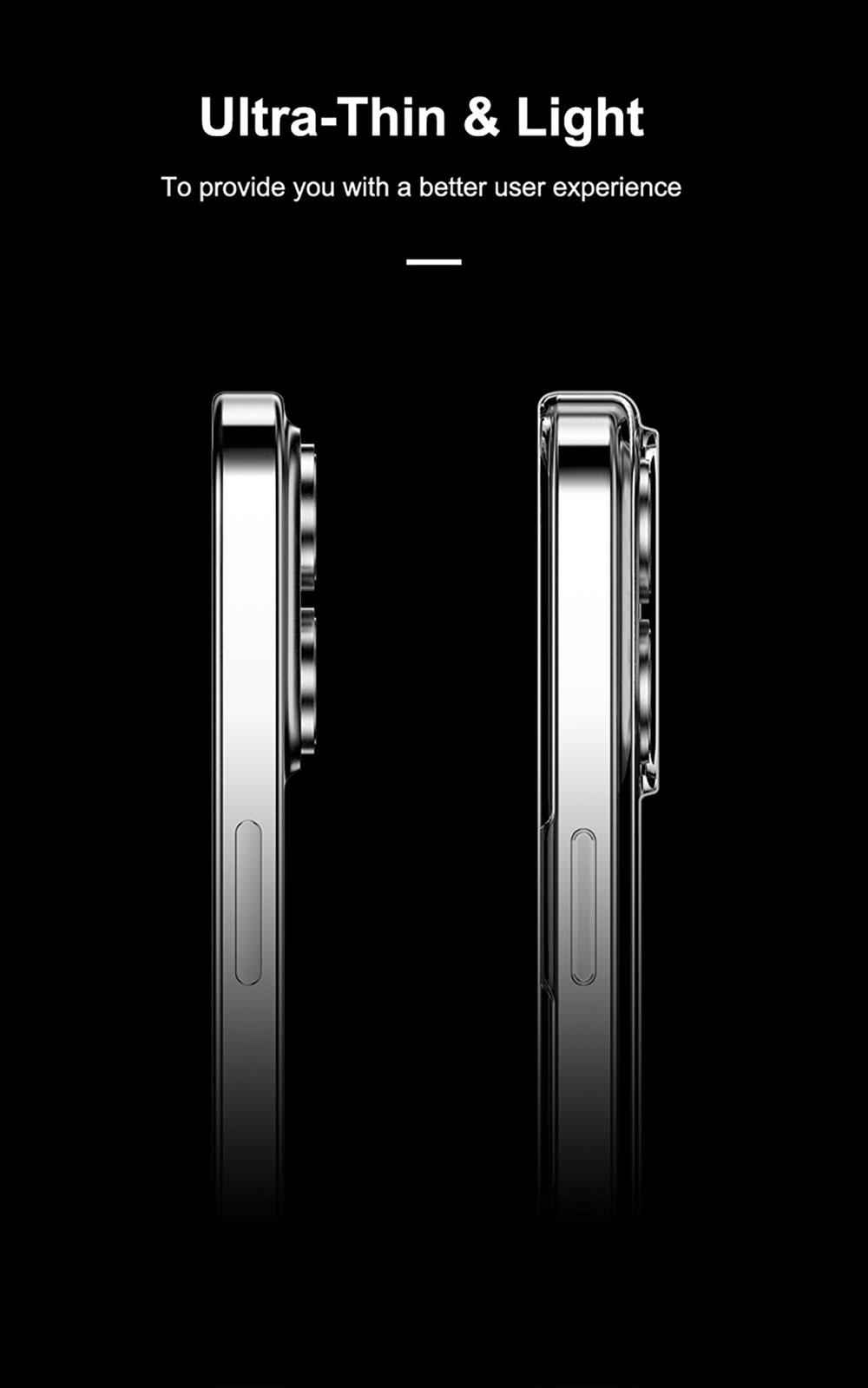 Laudtec Clear Magnetic Phone Cases for iPhone 18 Pro Max Fold TPU+PC Shockproof Luxury Simple Protective Cover Custom Logo