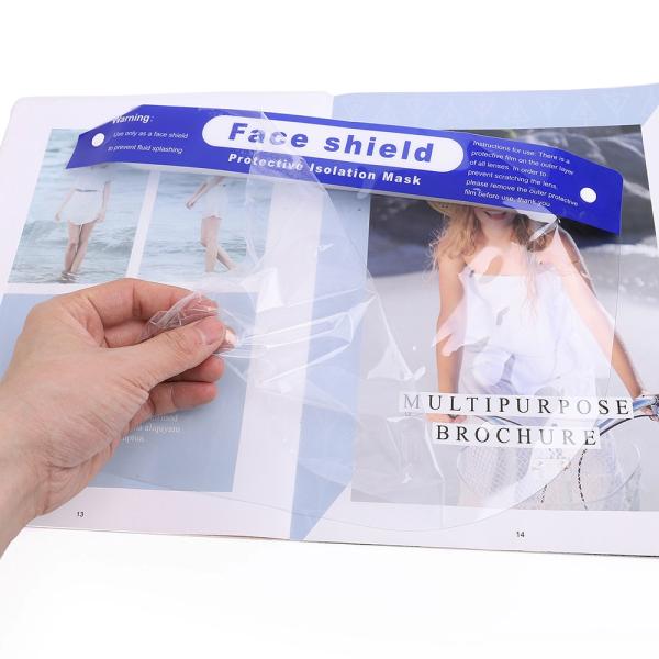 180 Degree PC Reusable Clear Protective Face Shield