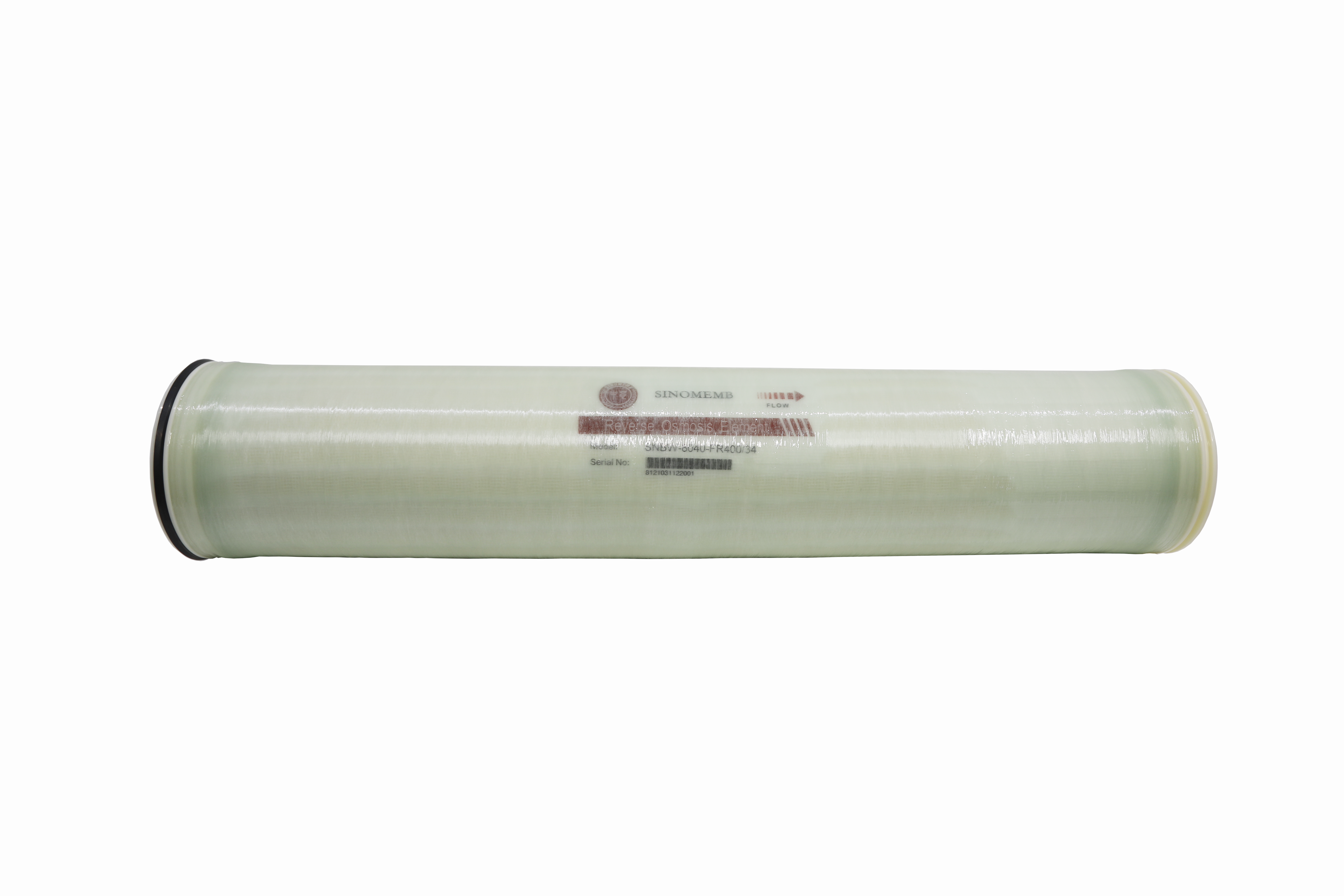 10500GPD Industrial Reverse Osmosis Membrane Smooth Fouling Resistant Membrane