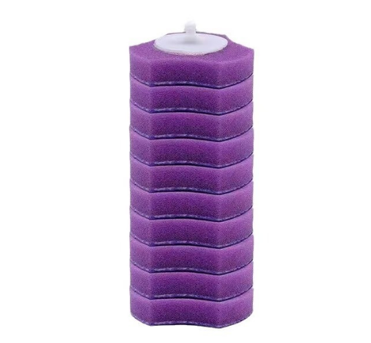 Replaceable toilet sponge refill - multiple units