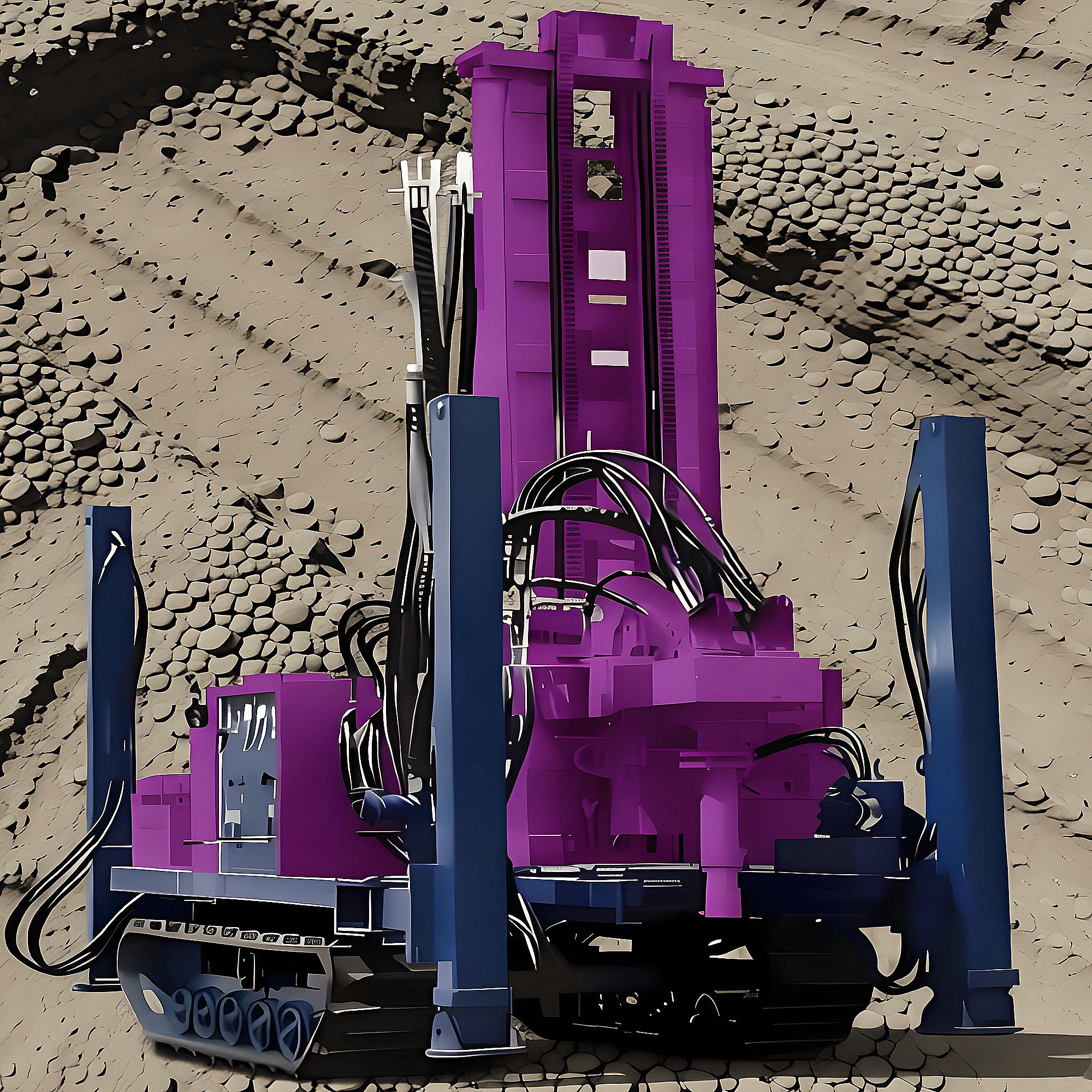 High Sampling Rate Sonic Drilling Rig Environment Protection Survey Holes Hydraulic Core Drilling Rig