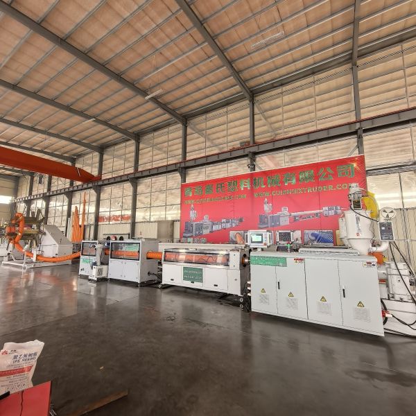 High Performance PE Single Wall Spiral Pipe Manufacturing Machine for Low Tension Electric Cable Sleeving