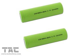 Buy cheap 2600mAh Lithium Ion Battery Pack High Energy 3.7V ICR18650 Flat Top product