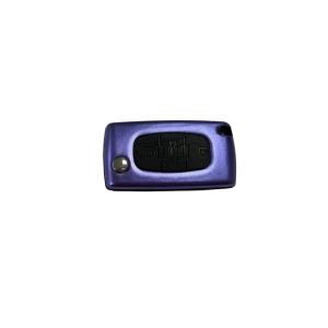 Buy cheap Aluminum Alloy Peugeot Folding Remote Shell Key for Peugeot Purple Replacement product