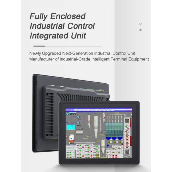 Aluminum Alloy case Ip65 Capacitive Touch Display Lcd Flat Screen Full hd Embedded Industrial Computer Customization