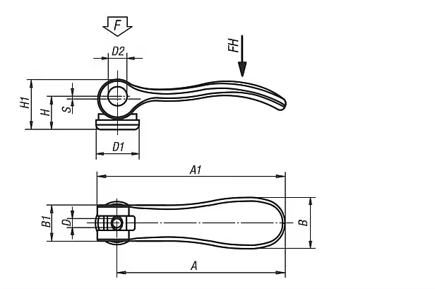 CNC Machining Ball Plunger Self-locking L-handle Release Pin Quick Release Lock Pin Stainless Steel Ball Head Plunger
