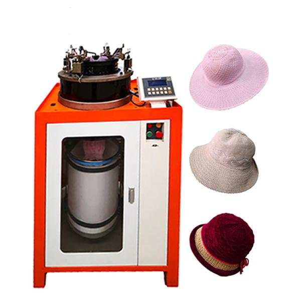 Knit Sun Beanie Hat Making Machine Terry Jacquard Small Knitting Machine Circular
